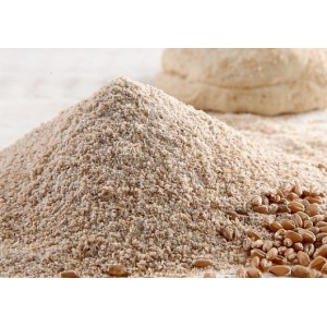Мука пшеничная цельнозерновая жерновая - 1 кг
